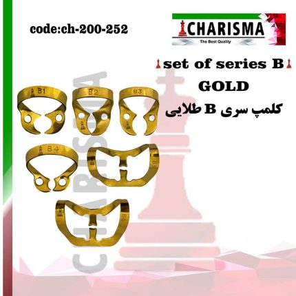 ست کلمپ رابردم  سری B تیتانیومی کاریزما (2رنگ)