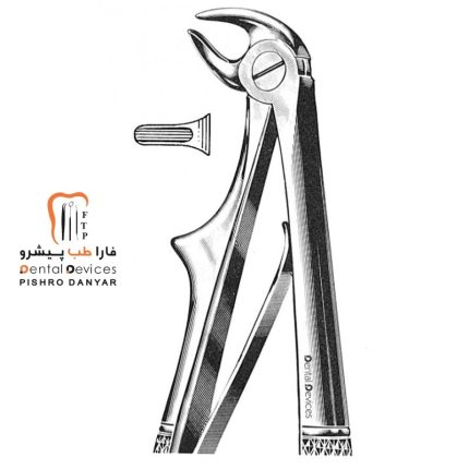 ابزار و لوازم و تجهیزات دندانپزشکی فورسپس پرمولر پایین اطفال