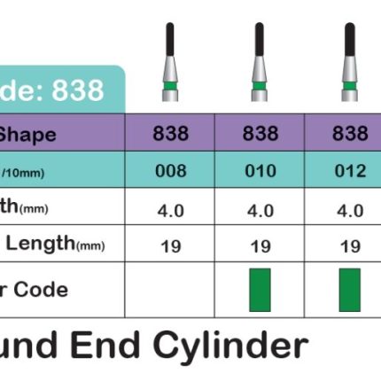 فرز مدل ROUND END CYLINDER (838)