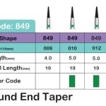 فرز مدلROUND END TAPER (849) - green - 010