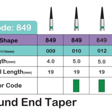فرز مدلROUND END TAPER (849)